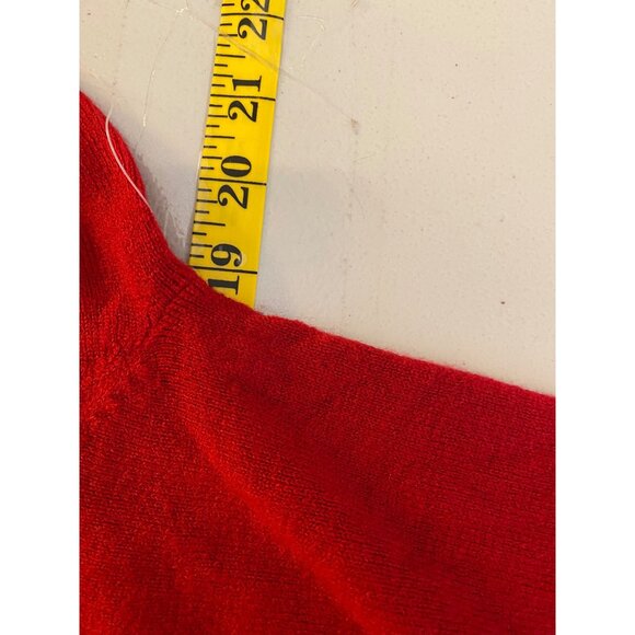 Red Studio Works Red Top Pullover Womens Turtleneck Sweater Medium - Picture 6 of 8